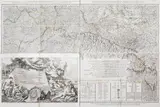 Carte de la Pologne divisée par provinces… by Giovanni Antonio Rizzi Zannoni, 4 karty z mapy Polski, wyd. Józef Aleksander Jabłonowski, Paryż, 1772 miedzioryt kolorowany liniowo, papier naklejony na, sold Feb 2025