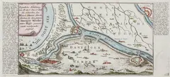 Eigentliche Abbildung wie Aº1657. den 27 Febr. die Schweden… by Bodenehr Gabriel, Mapa Żuław Wiślanych z planem umocnień Wisłoujścia, Gdańskiej Głowy, Tczewa i Malborka, pochodząca z dzieła „Force d’Eur, sold Feb 2025