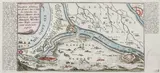 Bodenehr Gabriel, Eigentliche Abbildung wie Aº1657. den 27 Febr. die Schweden…, Mapa Żuław Wiślanych z planem umocnień Wisłoujścia, Gdańskiej Głowy, Tczewa i Malborka, pochodząca z dzieła „Force d’Europe…”, Augsburg, 1720-1740 miedzioryt kolorowany