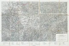 Wilhelm Schlesinger, Special-karte der schlesisch-galizischen Beskiden, Mapa turystyczna Beskidów od Wisły po Babią Górę, wyd. Rudolf Papauschek, Ostrawa, po 1892 litografia kolorowana w epoce, papier naklejony na płótno, 57