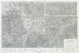 Wilhelm Schlesinger, Special-karte der schlesisch-galizischen Beskiden, Mapa turystyczna Beskidów od Wisły po Babią Górę, wyd. Rudolf Papauschek, Ostrawa, po 1892 litografia kolorowana w epoce, papier naklejony na płótno, 57