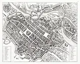 Frederik de Wit, Breslaw, Plan Wrocławia, pochodzący z dzieła „ Theatrum praecipuarum totius Europae”, Amsterdam, po 1694 miedzioryt