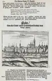 Christoph Hartknoch, Kulm, Widok Chełmna pochodzący z dzieła M. Hallervordena „Alt und neues Preussen”, Królewiec, 1684 miedzioryt, wym. widoku 12