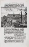 Reinhold Curicke, Das Grune Thor, Widok Zielonej Bramy w Gdańsku, pochodzący z dzieła „Der Stadt Dantzig Historische Beschreibung”, wyd. Amsterdam-Gdańsk, 1687 miedzioryt, 13