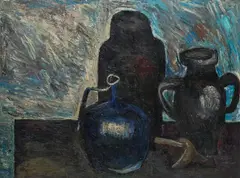 Wanda Wedecka, Martwa natura, 1959, 1959, olej, płótno