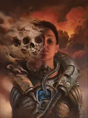 Sebastian Smarowski, Dystopia, 2021, 2021, olej, płyta
