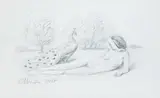 Rafał Olbiński, Paradise Reinvented, 2017, 2017, ołówek, papier