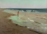 Feliks Michał Wygrzywalski, Kąpiąca się na Lido, 1923 r.