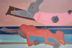 Martyna Czech, Wszystko już?, 2016, 2016, olej, płótno