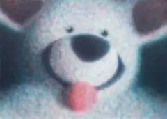 UPT–2 (Untitled Plush Teddy), 2024 by Jakub Kozłowski, 2024, akryl, płótno, sold Nov 2024