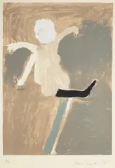 Bez tytułu, 1996 by Teresa Pągowska, 1996, serigrafia, papier, sold Nov 2024