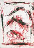 Jacek Sempoliński, Czaszka, 1995, 1995, akryl, karton