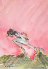 Alicja Wahl, Bez tytułu, 1994, 1994, akwarela, papier