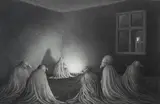Damian Leszczyński, Insomnia I, 2017, 2017, ołówek, papier