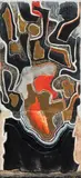 Krystyna Hilczer, Taniec ognia (pantomima), 1986, 1986, rysunek, tusz, papier