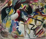 Wassily Kandinsky, Tableau avec formes blanches, 1962, 1962, litografia, papier