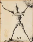 Don Kichot by Salvador Dalí, litografia offsetowa, papier, sold Nov 2024