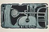Tadeusz Lapinski, Trumpet symphony, litografia, papier, 41