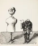 Jerzy Flisak, Bez tytułu, tusz, papier