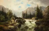 Josef Thoma, Pejzaż alpejski