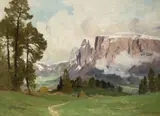 Edward Harrison Compton, Pejzaż z Dolomitów