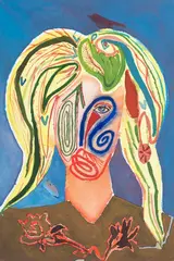 Ryszard Grzyb, Portret, 1987, 1987, akwarela, papier