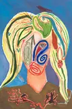 Ryszard Grzyb, Portret, 1987, 1987, akwarela, papier