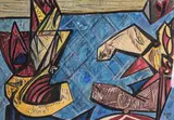 Bogusław Szwacz, Bez tytułu, 1956, 1956, gwasz, papier