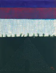 Józef Hałas, Bez tytułu z cyklu 'Droga', 2002, 2002, gwasz, papier