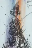 Tomasz Sętowski, Wędrówka dusz, gwasz, papier