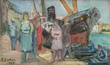 Henri Epstein, W porcie