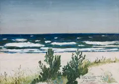 Wilhelm Tyszkowski, Karwia, 1922, 1922, olej, płótno naklejone na tekturę
