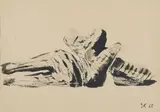 Adam Smolana, Bez tytułu, 1963, 1963, monotypia, papier, 28