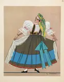 Zofia Stryjeńska, Ślubny strój śląski, 1939 r.