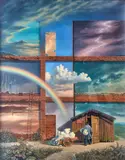 Marcin Kołpanowicz, Magazyn płanetnika, 1998, 1998, olej, płótno