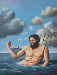 Rafał Olbiński, Odyseja Homera, 1996, 1996, akryl, olej, płótno
