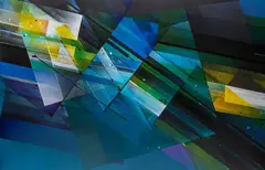 Bartosz Świątecki, Fluorite, 2014, 2014, akryl, płótno