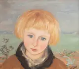 Wlastimil Hofman, Chłopiec, olej, sklejka