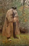 Jacek Malczewski, Weteran, 1887, 1887, olej, tektura