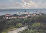 Eugeniusz Dzierżencki, Sopot, olej, płótno