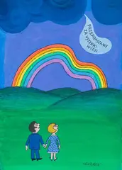 Zbigniew Lengren, Przepraszamy za usterki wizji, gwasz, papier, 33