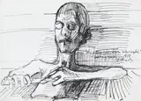 Studium do „Rzezi niewiniątek”, 1978 by Kiejstut Bereźnicki, 1978, tusz, papier, 29, sold Jul 2024