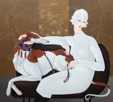 Urszula Tekieli, Amicus XXXII, 2024, 2024, olej, płótno