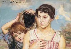 Wlastimil Hofman, Scena symboliczna, 1919 r., 1919, olej, płótno, 22
