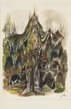 Jan Marcin Szancer, Ilustracja do książki "Przez różową szybkę. Historii o Wielkim Duchu Gór", 1966 r.