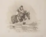 Zbigniew Czop, Potęga skoków, 1989 r., 1989, grafika, papier