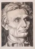 Stanisław Szukalski, Lincoln, grafika, papier