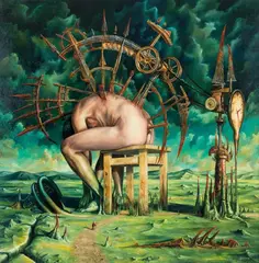 Jarosław Jaśnikowski, Eliptyczny Kontemplator Czasu, 2006, 2006, olej, płótno