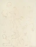 Jan Dobkowski, Bez tytułu, 1976, 1976, tusz, papier, 30