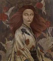 Katarzyna Kołtan, Nanette, 2024, 2024, tempera żółtkowa, płyta